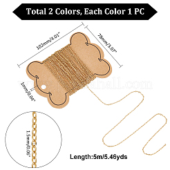 10м 2 цветные плоские кабельные цепи из нержавеющей стали 304 CHS-UN0001-21