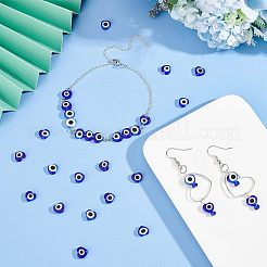 2 нити бусины ручной работы от сглаза лэмпворк нити LAMP-FH0001-08B