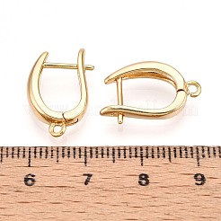 Латунная серьга-кольцо KK-N261-39G