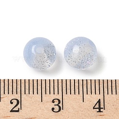 Двухцветные бусины из смолы&nbsp;RESI-Q025-02A-B