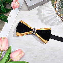 Галстуки-бабочки из искусственной кожи&nbsp;AJEW-WH20020-441C