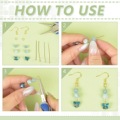 300 шт. 3 шт. латунных штифтов с плоской головкой KK-ME0002-86