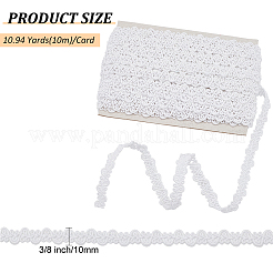 10 м полиэстеровая плетеная кружевная лента&nbsp;DIY-WH0491-45A