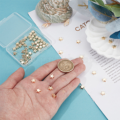 60 шт. Латунные бусины&nbsp;KK-PH0012-49G-03