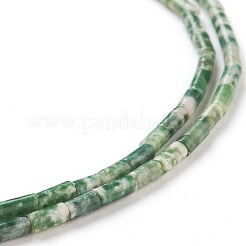 Натуральные зеленые пятна яшмовых нитей G-G783-11