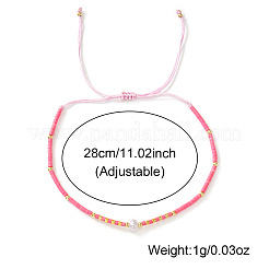 Регулируемые браслеты в богемном стиле из искусственного жемчуга и стеклянного бисера&nbsp;OE9655-1