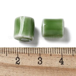 Фарфоровые бусины ручной работы X1-PORC-L080-I16