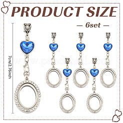 12 шт. овальные медальоны из сплава PALLOY-MA00005