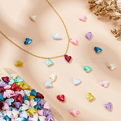 200шт 10 цвета акриловые подвески MACR-HY0001-14