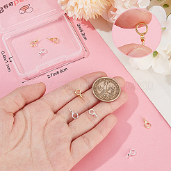 10 шт. 2 цвета 925 серебряных винта с ушком для крепления штифта STER-BBC0006-79