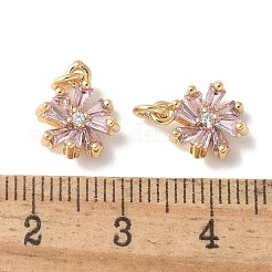 Латунные микро проложить кубического циркония подвески KK-Q031-03G