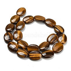 Природных тигровый глаз бисер нитей&nbsp;G-B178-E01-20x15mm