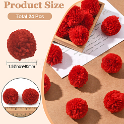 24 шерстяной мягкий помпон DIY-SC0031-31C-01