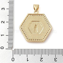 Латунные микро проложить кубического циркония подвески&nbsp;KK-I712-52G-07