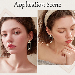 36 шт. 2-х стилевая фурнитура для сережек-клипс из латуни с кристаллами и стразами&nbsp;KK-BBC0010-59