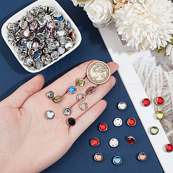 20 набор из 10 кнопок из латуни и смолы 4 цветов BUTT-OC0001-56