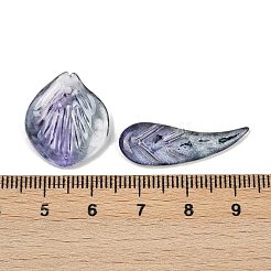 Прозрачные стеклянные бусины градиентного цвета GLAA-B026-01J