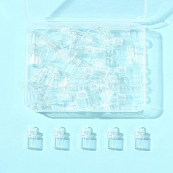 50шт стеклянная бутылка кулон украшение BOTT-FS0001-06