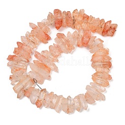 Натуральный хрустят кварц бисер пряди G-R012-B06-02