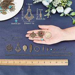 Наборы для самостоятельного изготовления сережек-подвесок DIY-SC0017-87