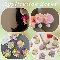 Латунные гвоздики серьги фурнитура&nbsp;KK-BBC0019-01G-01