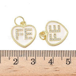 Латунные микро проложить кубического циркония подвески&nbsp;KK-L243-20G-02