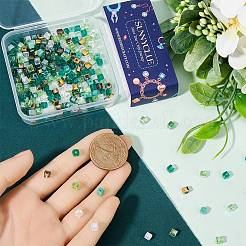 300шт 6 цвета гальванические стеклянные бусины&nbsp;EGLA-SC0001-36A