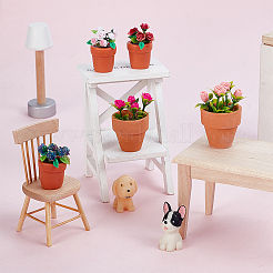 5 шт. 5 стиля смола с ПВХ-декорациями DJEW-GA0001-65