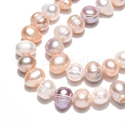 Нити из натурального культивированного пресноводного жемчуга PEAR-N013-07O-01