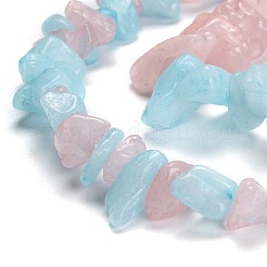 Бусины из натурального белого нефрита G-F703-15-1