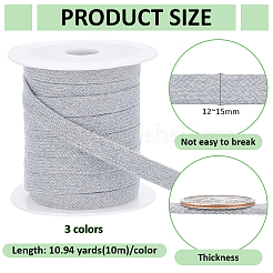 3 пачка 3-х цветной полиэстерово-хлопковой ленты&nbsp;OCOR-BC0008-66B