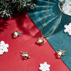 Латунные микропаве разноцветные кубические циркониевые подвески класса ААА&nbsp;KK-BBC0015-36C