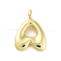 Подвески из латуни с покрытием стойки с буквами-шариками KK-C050-01G