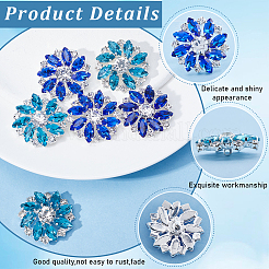 8 шт. 2-х цветные латунные пуговицы с тремя отверстиями на ножке BUTT-GF0003-57B