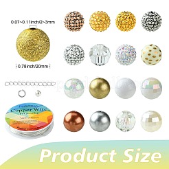 50 шт. наборы для изготовления браслетов из смолы со стразами своими руками&nbsp;DIY-CJ0002-47