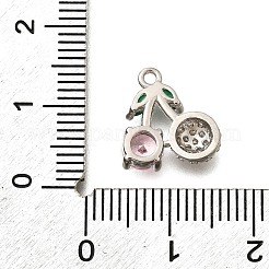 Латунные микро проложить кубического циркония подвески KK-A245-07B-P