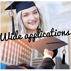 Набор для изготовления памятной подвески на шапочку выпускника с кисточкой DIY-CA0004-40