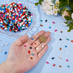 480шт 16 цвета непрозрачные акриловые бусины&nbsp;OACR-DC0001-42
