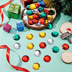 48 шт. 4 вида стилей Рождественская тема самоклеящиеся акриловые наклейки со стразами STIC-FG0001-04