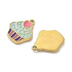 Подвески из нержавеющей стали 304 с эмалью&nbsp;STAS-G362-09G