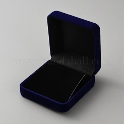 Флокированные коробки для значков и медалей из АБС-пластика&nbsp;CON-WH0200-02A