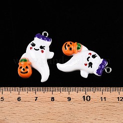 Подвески из непрозрачной смолы на хэллоуин RESI-D055-105P