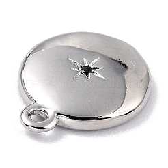 Латунные микро проложить кубического циркония подвески&nbsp;LS-ZIRC-I054-13P-02