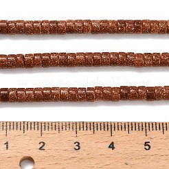 Синтетические голдстоуновские бисер пряди G-Z110-A37-2x4mm-01