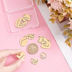 6 шт. 6 подвески из нержавеющей стали 304&nbsp;STAS-PH0004-43