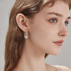 24 шт латунные серьги крючки&nbsp;KK-GO0001-46