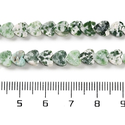 Натуральные зеленые пятна яшмовых нитей G-M403-A22-02