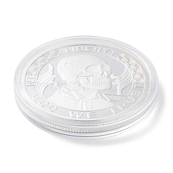 Ржавая серебряная сплавная монета вызова AJEW-XCP0002-71C