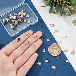 60 шт. подвески из нержавеющей стали 304 двух цветов&nbsp;STAS-NB0001-72