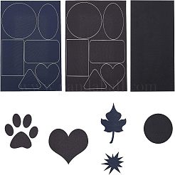 9 лист самоклеящихся нейлоновых ремонтных заплаток DIY-NB0006-10